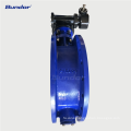 Bundor Flanged Ductile Iron/WCB Double Eccentric Butterfly Valve For Water Treatment